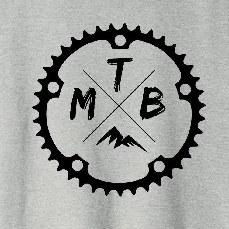 Mtb Mountain Biking And Cycling Cute Gift Love Your Bike And Ride Women's Crop Top Tee