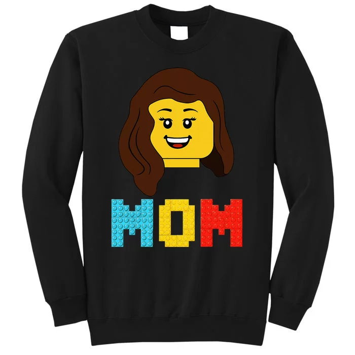 Mom Master Builder Building Bricks Blocks Matching Family Sweatshirt