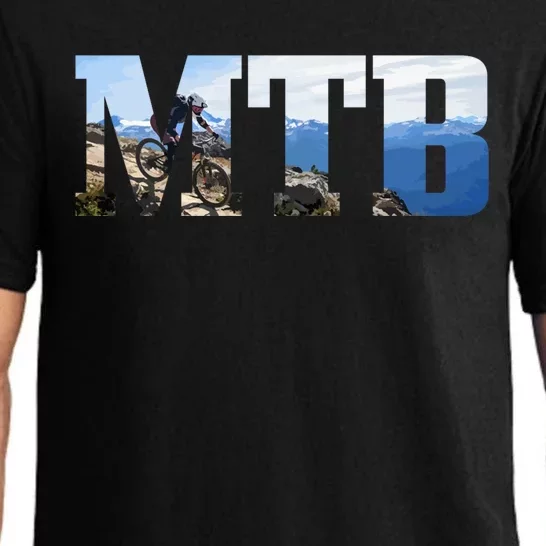 Mtb Mountain Bike Cycling Bicycle Mountain Biking Biker Great Gift Pajama Set