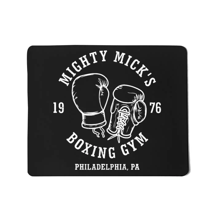 Mighty Mick's Boxing Gym 1976 Mousepad