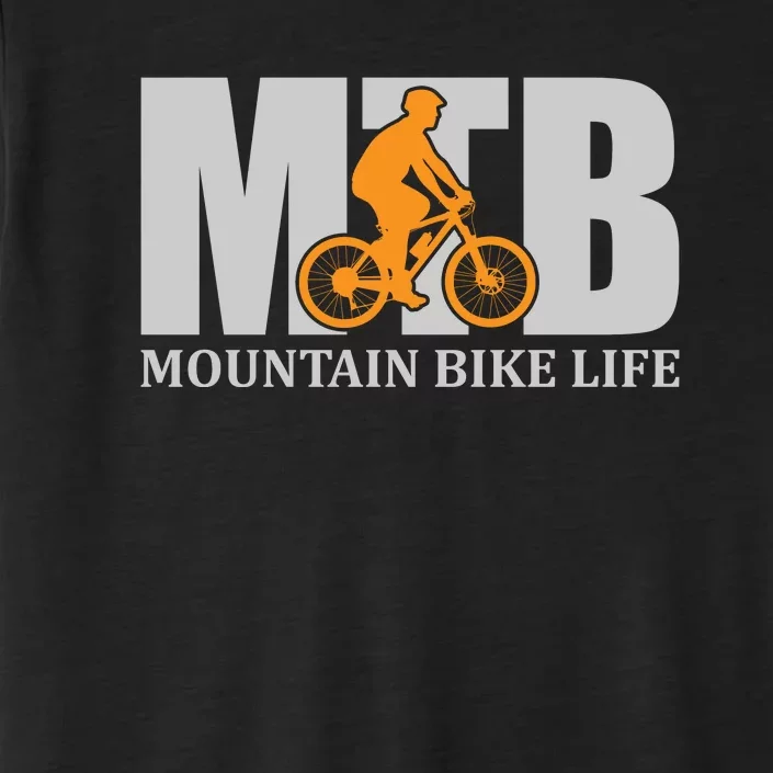 MTB Mountain Bike Life Gift Road Cyling ChromaSoft Performance T-Shirt