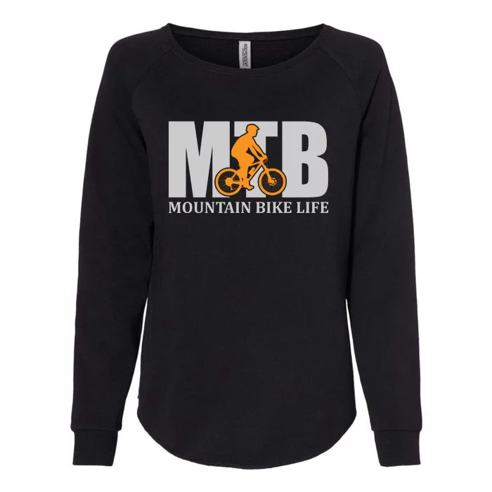 MTB Mountain Bike Life Gift Road Cyling Womens California Wash Sweatshirt