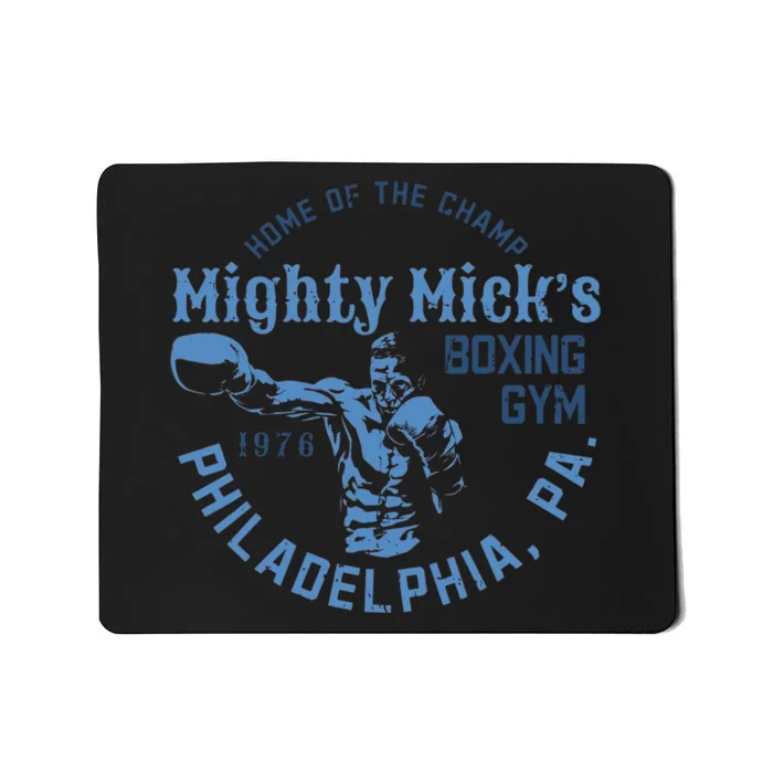 Mighty Micks Boxing Gym Vintage Gloves Retro Mousepad