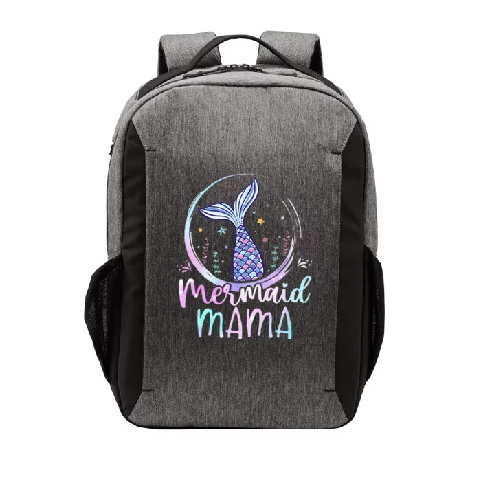 Mermaid Mama Birthday Mermaid Girl Beach Mermaid Tail Vector Backpack