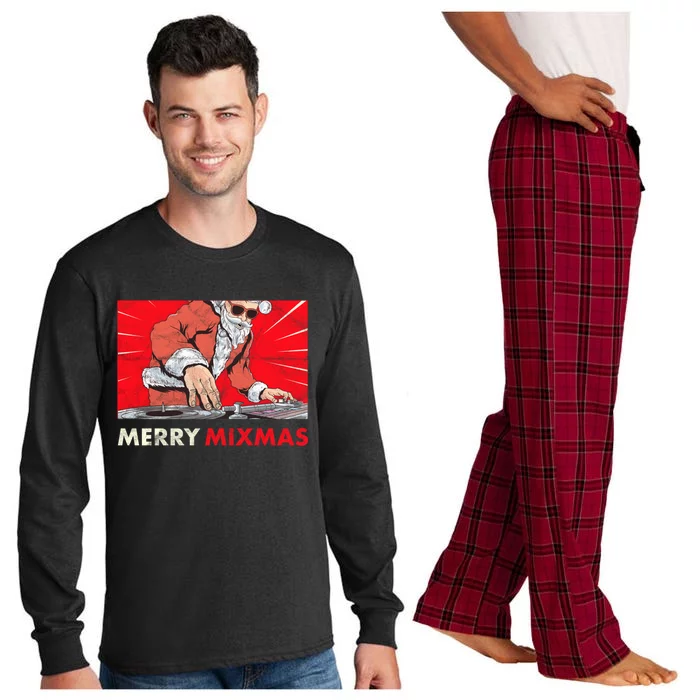 Merry Mixmas Christmas Synthesizer Analog Synth Techno Xmas Meaningful Gift Long Sleeve Pajama Set