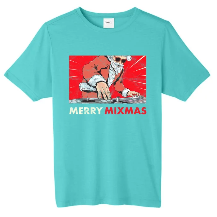 Merry Mixmas Christmas Synthesizer Analog Synth Techno Xmas Meaningful Gift ChromaSoft Performance T-Shirt