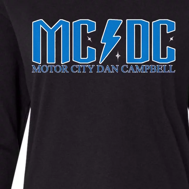 MCDC Motor City Dan Campbell Funny Football Womens Cotton Relaxed Long Sleeve T-Shirt