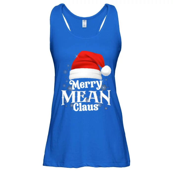 Merry Mean Claus Pjs Family Matching Christmas Funny Gift Ladies Essential Flowy Tank