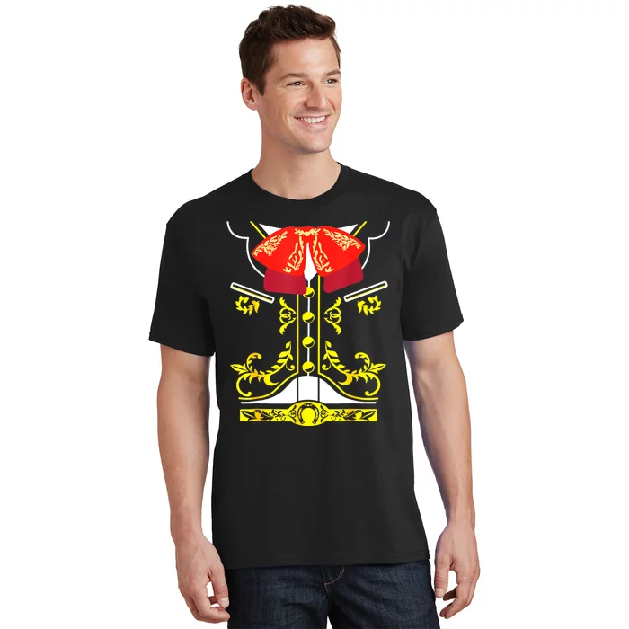 Mexican Mariachi Charro Cinco De Mayo Halloween Costume T-Shirt