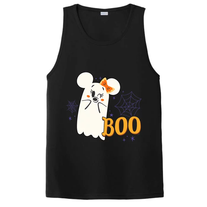 Minnie Mouse Cute Little Ghost Boo Halloween Performance Tank