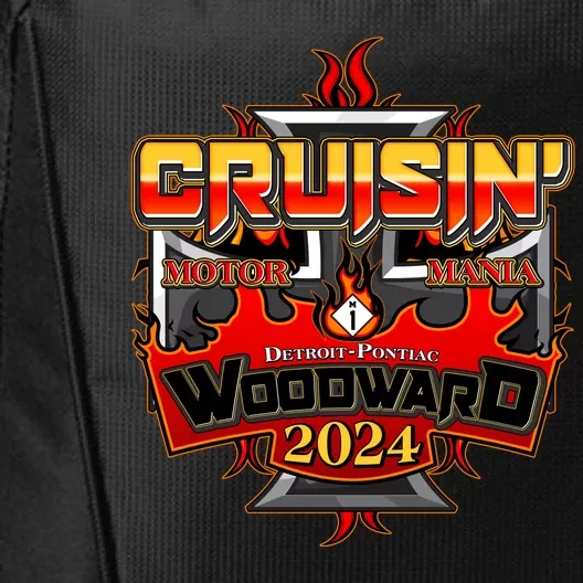 Motor Mania Cruisin Woodward 2024 Detroit To Pontiac City Backpack