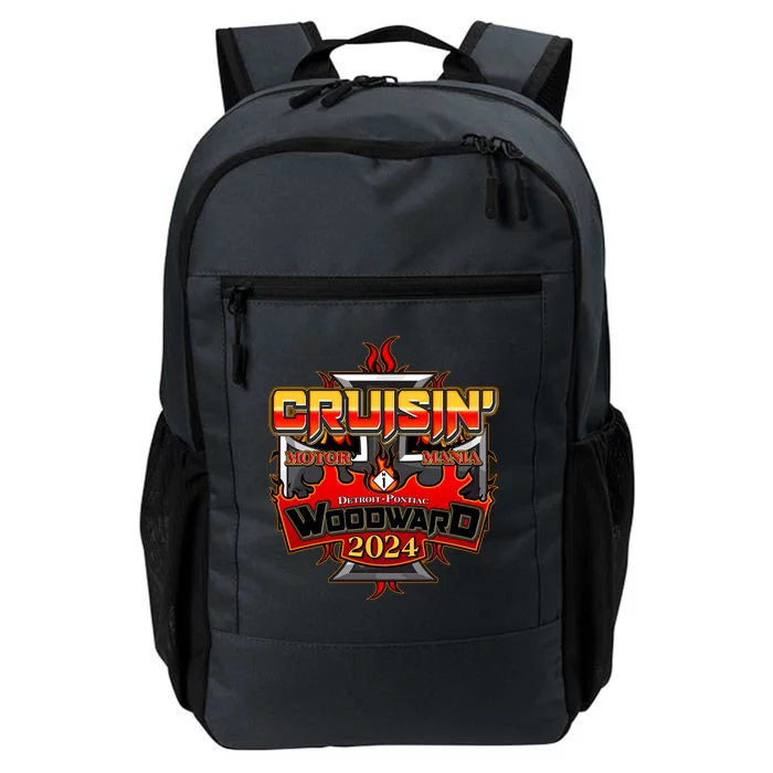 Motor Mania Cruisin Woodward 2024 Detroit To Pontiac Daily Commute Backpack