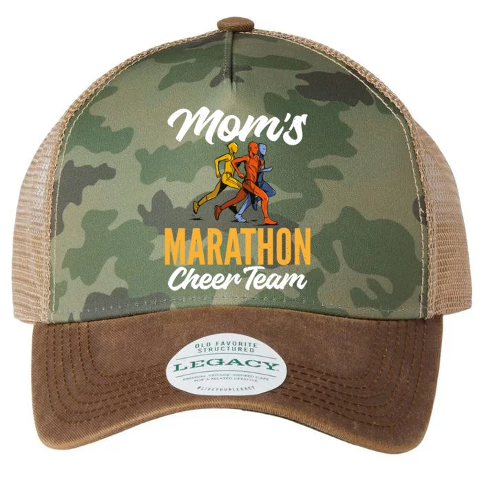 Moms Marathon Cheer Team Marathon Marathoner Moms Gift Legacy Tie Dye Trucker Hat