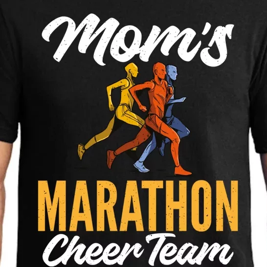 Moms Marathon Cheer Team Marathon Marathoner Moms Gift Pajama Set