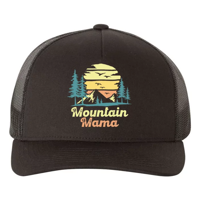 Mountain Mama Camping Hiking Mom Adventure Mothers Day Yupoong Adult 5-Panel Trucker Hat