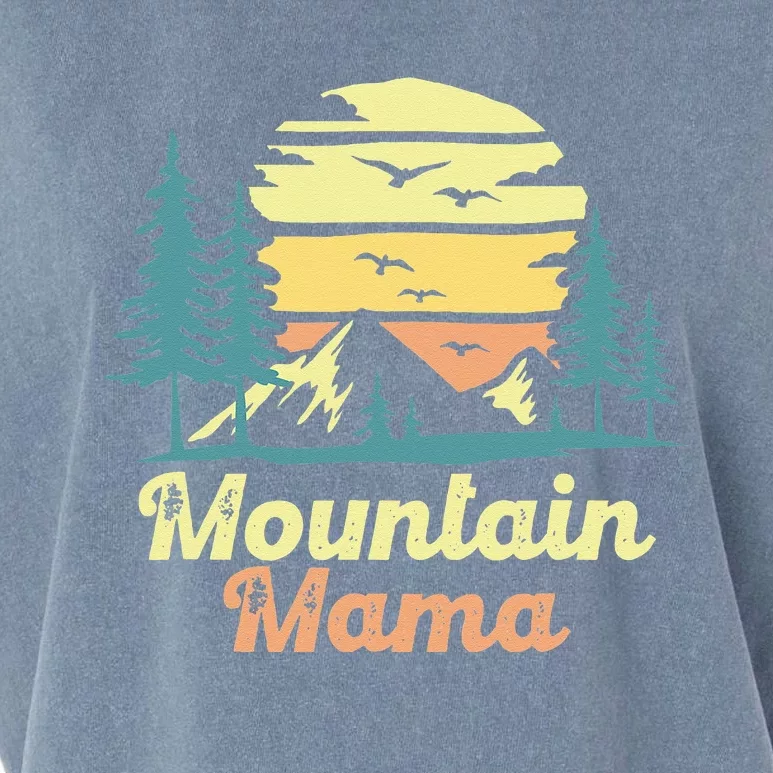 Mountain Mama Camping Hiking Mom Adventure Mothers Day Garment-Dyed Women's Muscle Tee