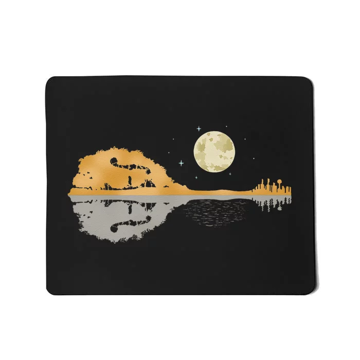 Mandolin Men Country Music Moon Bluegrass Mousepad