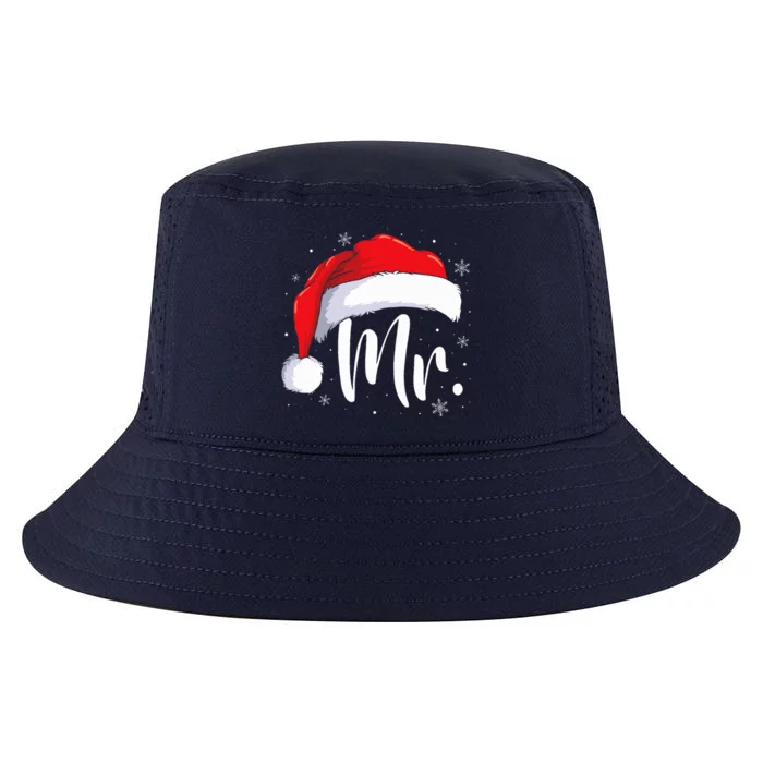 Mr Mrs Claus Christmas Couples Matching His And Her Pajamas Cool Comfort Performance Bucket Hat