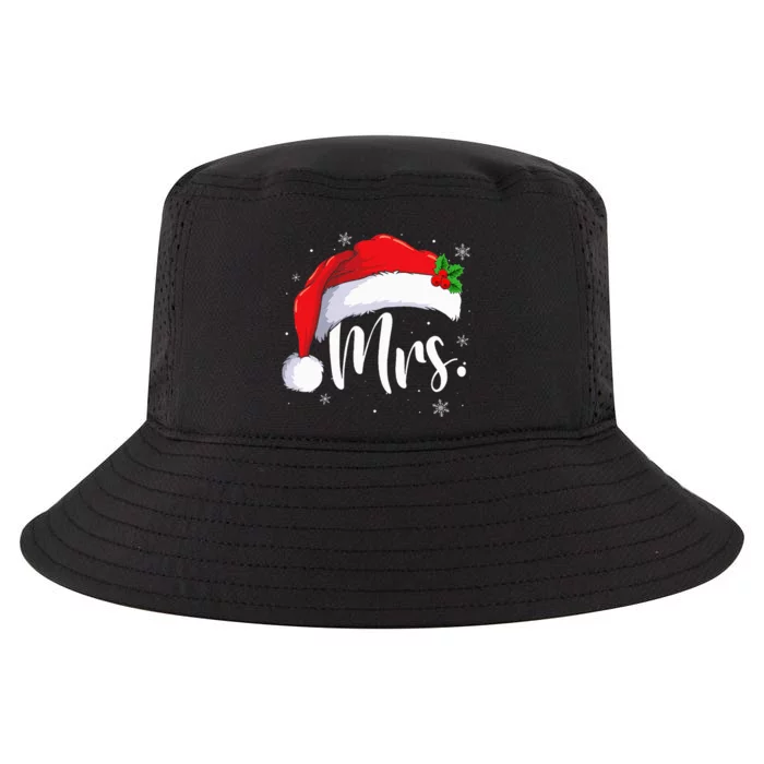 Mr Mrs Claus Christmas Couples Matching His And Her Pajamas Cool Comfort Performance Bucket Hat