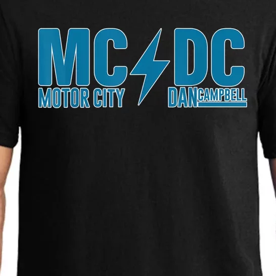 MCDC, Motor City Dan Campbell Funny Football Pajama Set