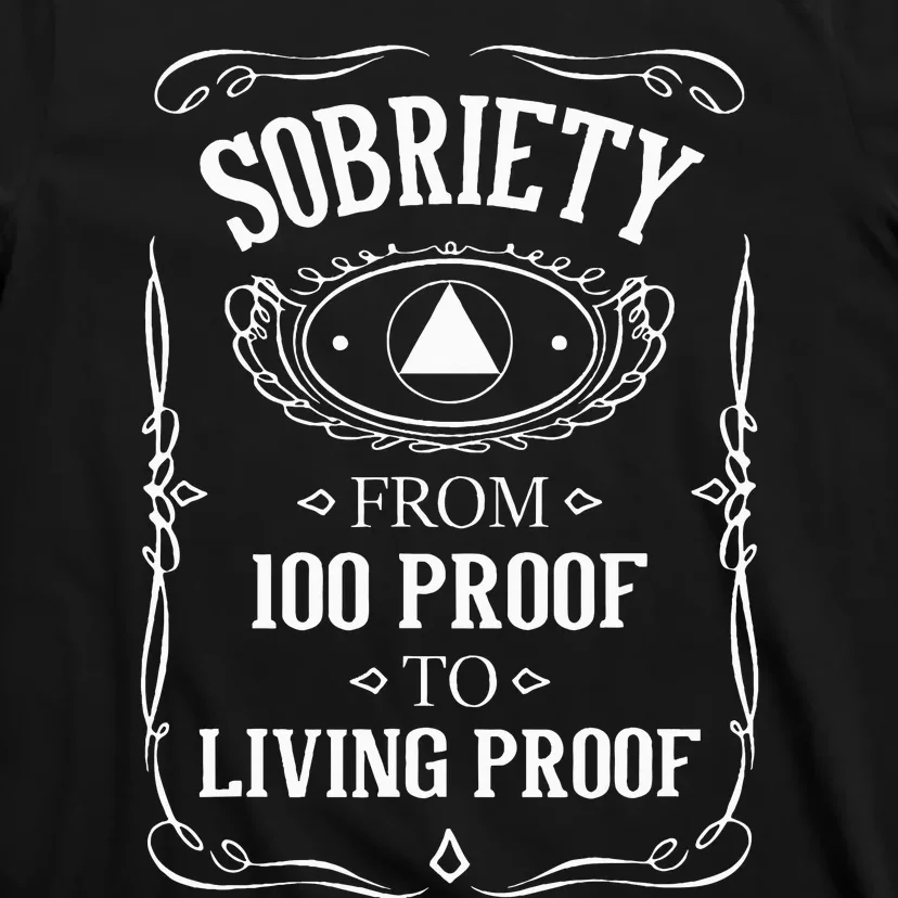 Miracle Milestone Celebrating Sobriety with Living Proof T-Shirt