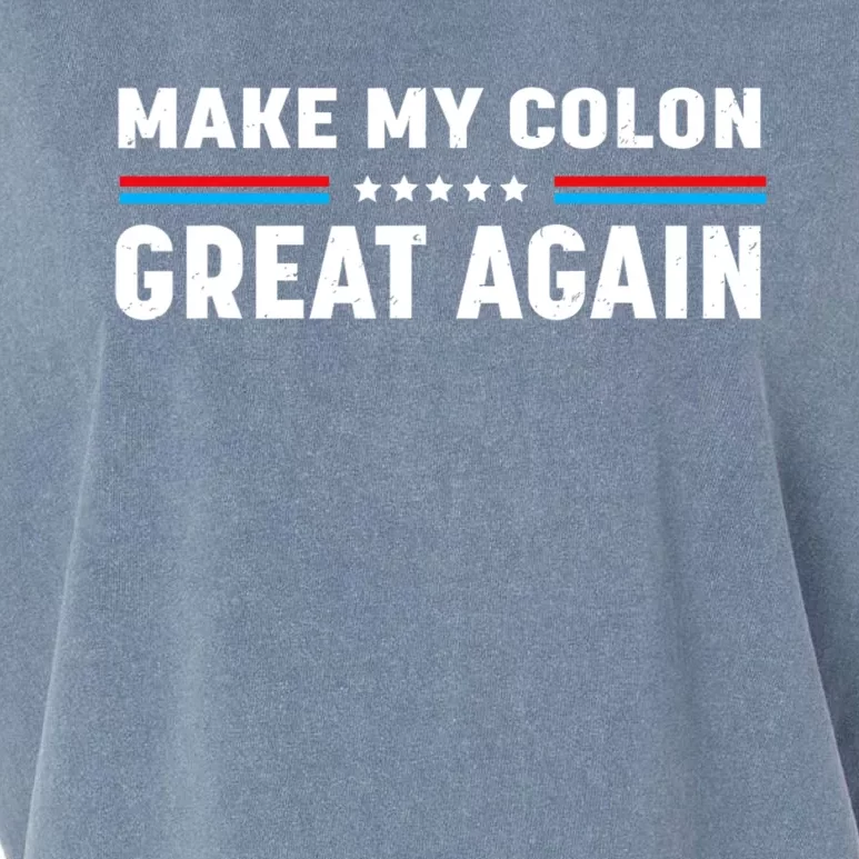 Make My Colon Great Again Garment-Dyed Women's Muscle Tee