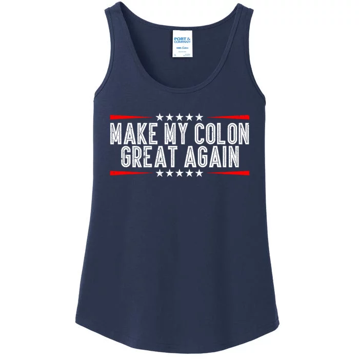 Make My Colon Great Again Ladies Essential Tank