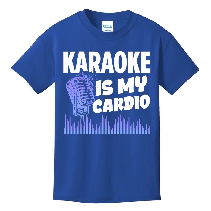 Music My Cardio Is Perfect For Karaoke Singers Music Lovers Gift Kids T-Shirt