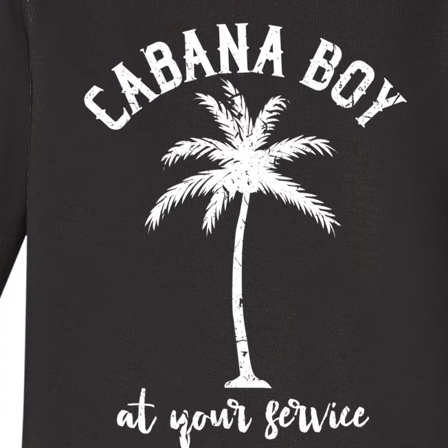 Mens Minimalist Cabana Boy Beach Bartender Summer Pool Party Great Gift Baby Long Sleeve Bodysuit