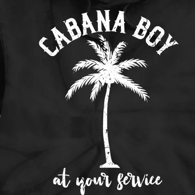 Mens Minimalist Cabana Boy Beach Bartender Summer Pool Party Great Gift Tie Dye Hoodie