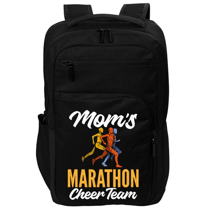 Moms Marathon Cheer Team Marathon Marathoner Moms Gift Impact Tech Backpack