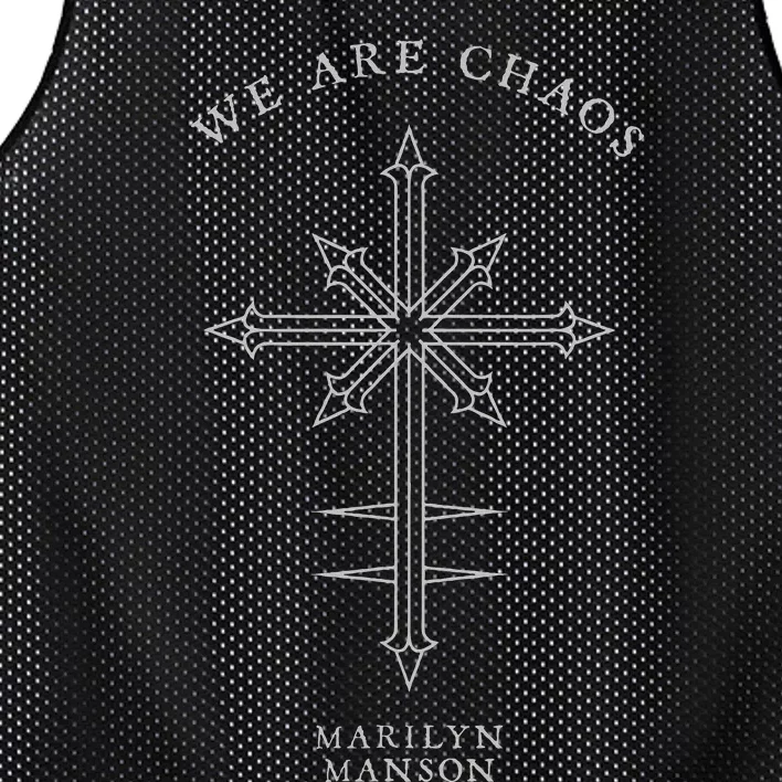 M.A.R.I.L.Y.N M.A.N.S.O.N – Chaos Cross Mesh Reversible Basketball Jersey Tank