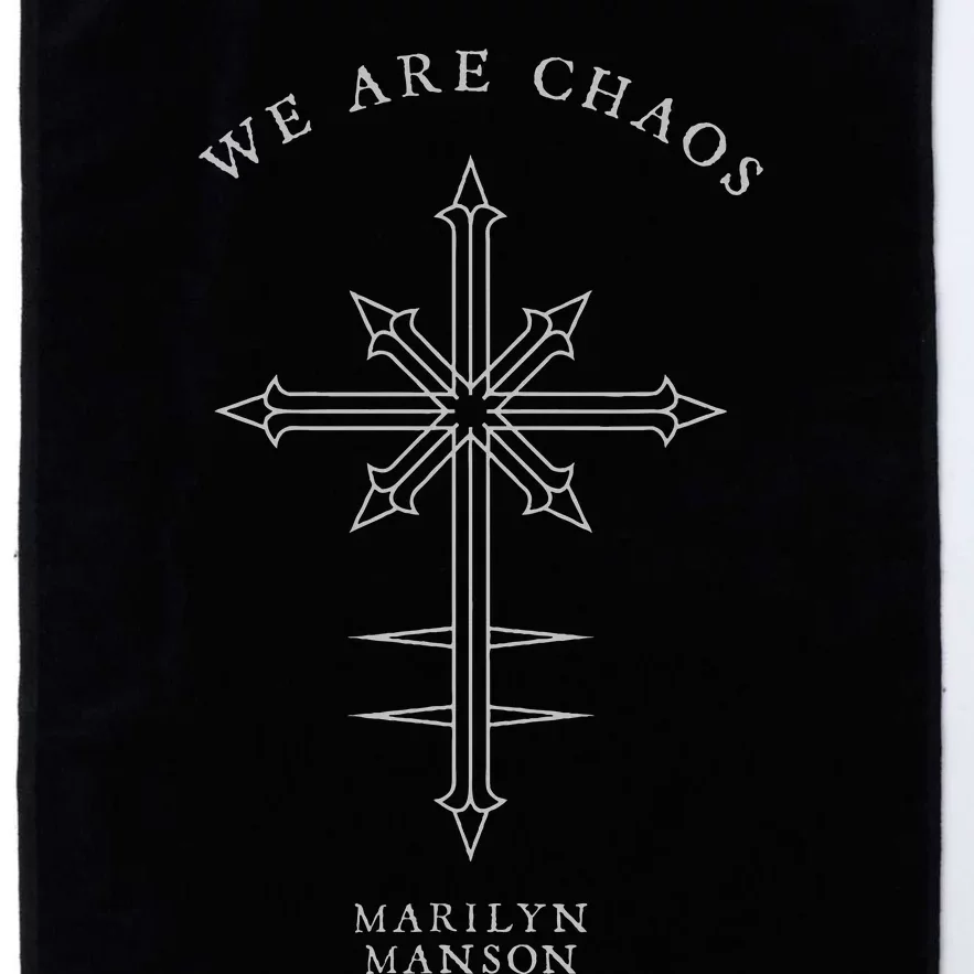 M.A.R.I.L.Y.N M.A.N.S.O.N – Chaos Cross Platinum Collection Golf Towel