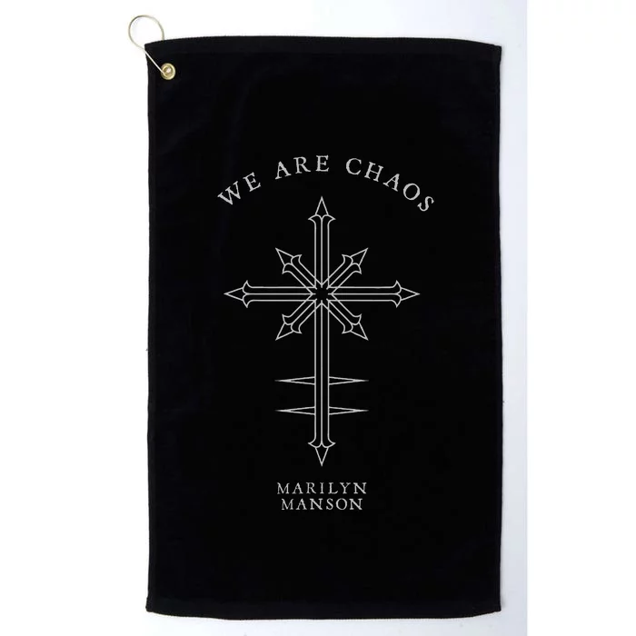 M.A.R.I.L.Y.N M.A.N.S.O.N – Chaos Cross Platinum Collection Golf Towel