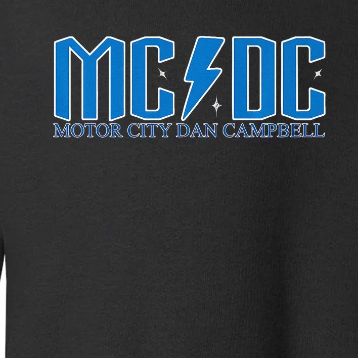 MCDC Motor City Dan Campbell Funny Football Toddler Sweatshirt