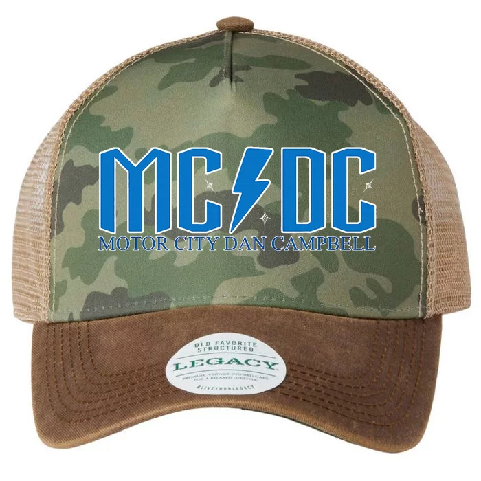 MCDC Motor City Dan Campbell blue Football Coach sports Legacy Tie Dye Trucker Hat