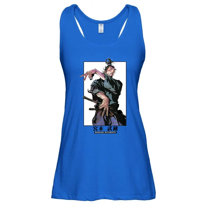 Musashi Miyamotoart Colored Panel Collection Ladies Essential Flowy Tank