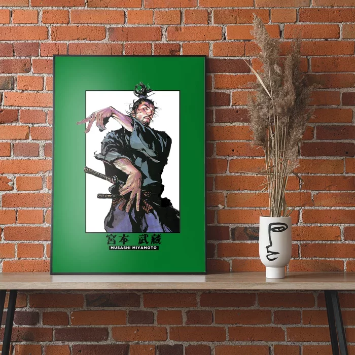 Musashi Miyamotoart Colored Panel Collection Poster