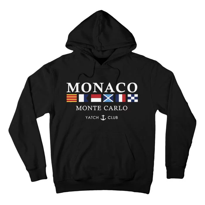 Monaco Monte Carlo Yatch Club Vintage Tall Hoodie