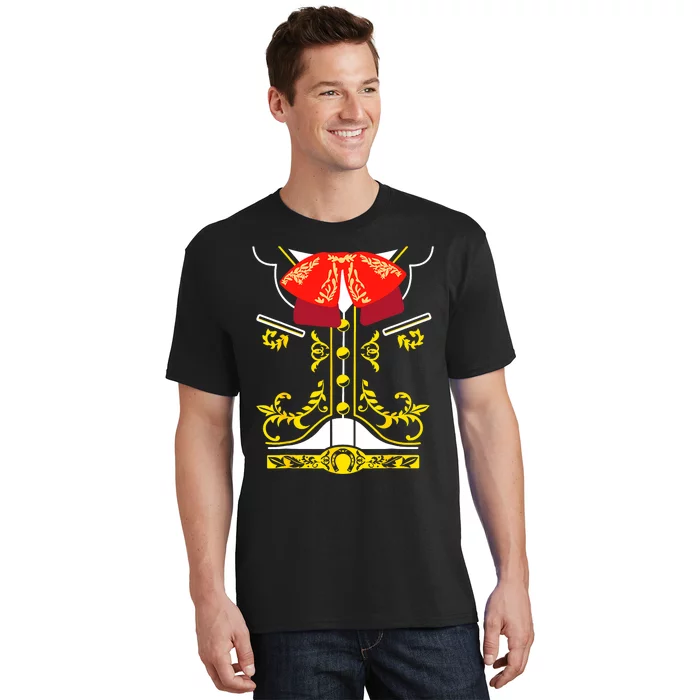 Mexican Mariachi Charro Cinco De Mayo Halloween Costume T-Shirt