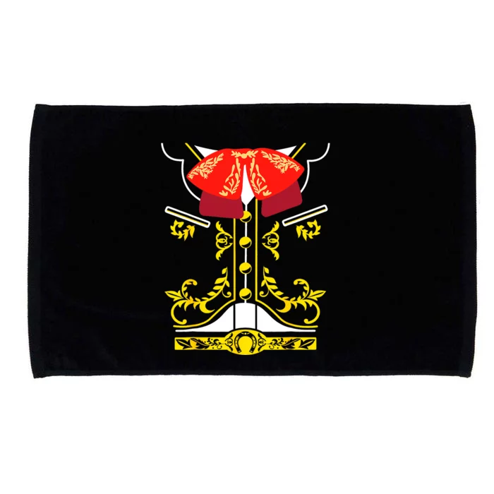 Mexican Mariachi Charro Cinco De Mayo Halloween Costume Microfiber Hand Towel