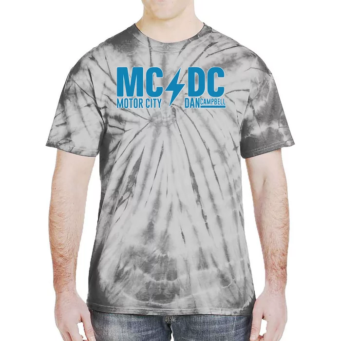 MCDC Motor City Dan Campbell Funny Football Tie-Dye T-Shirt