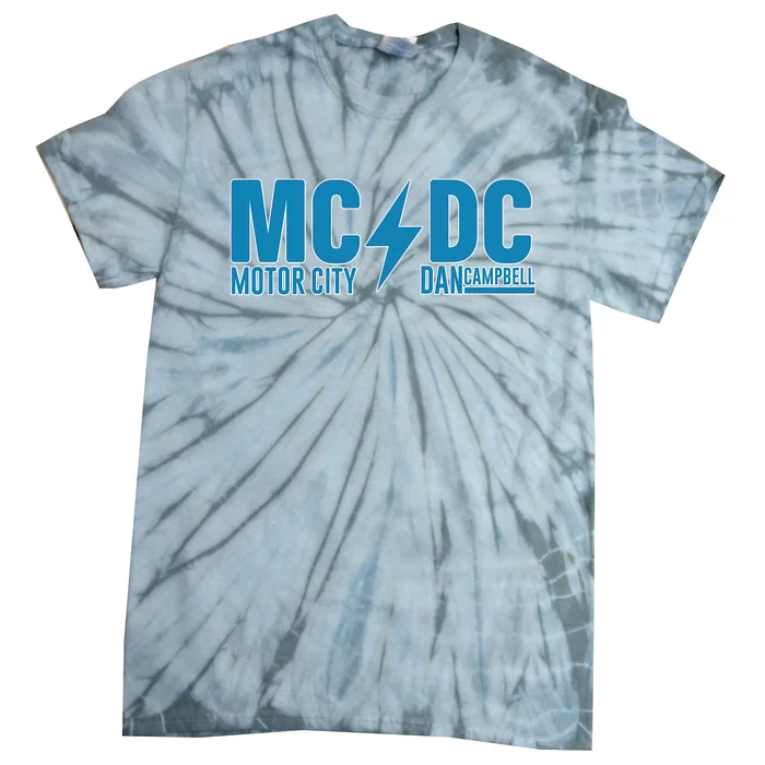 MCDC Motor City Dan Campbell Funny Football Tie-Dye T-Shirt