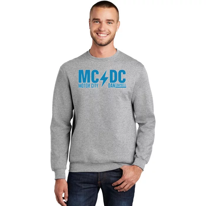 MCDC Motor City Dan Campbell Funny Football Tall Sweatshirt