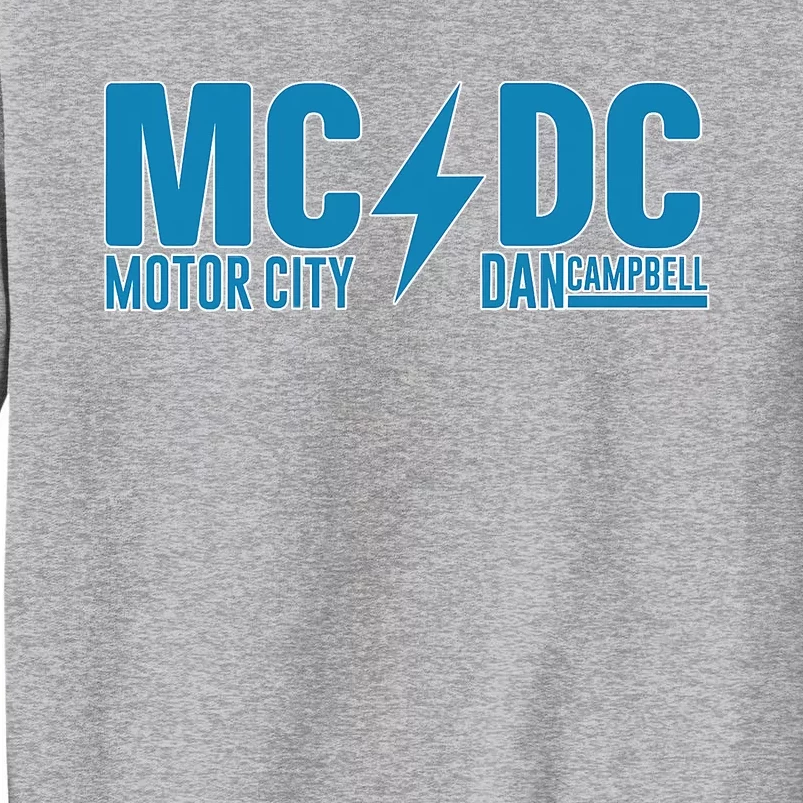 MCDC Motor City Dan Campbell Funny Football Tall Sweatshirt