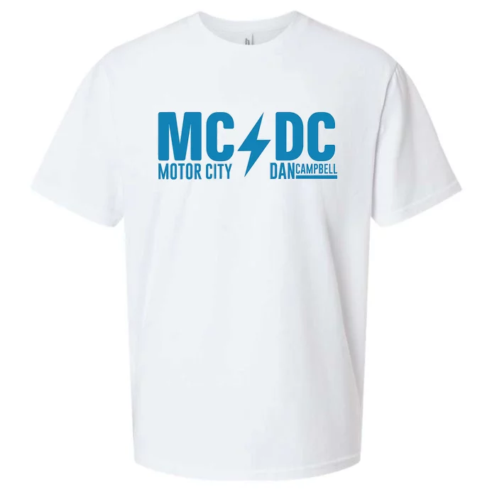 MCDC Motor City Dan Campbell Funny Football Sueded Cloud Jersey T-Shirt