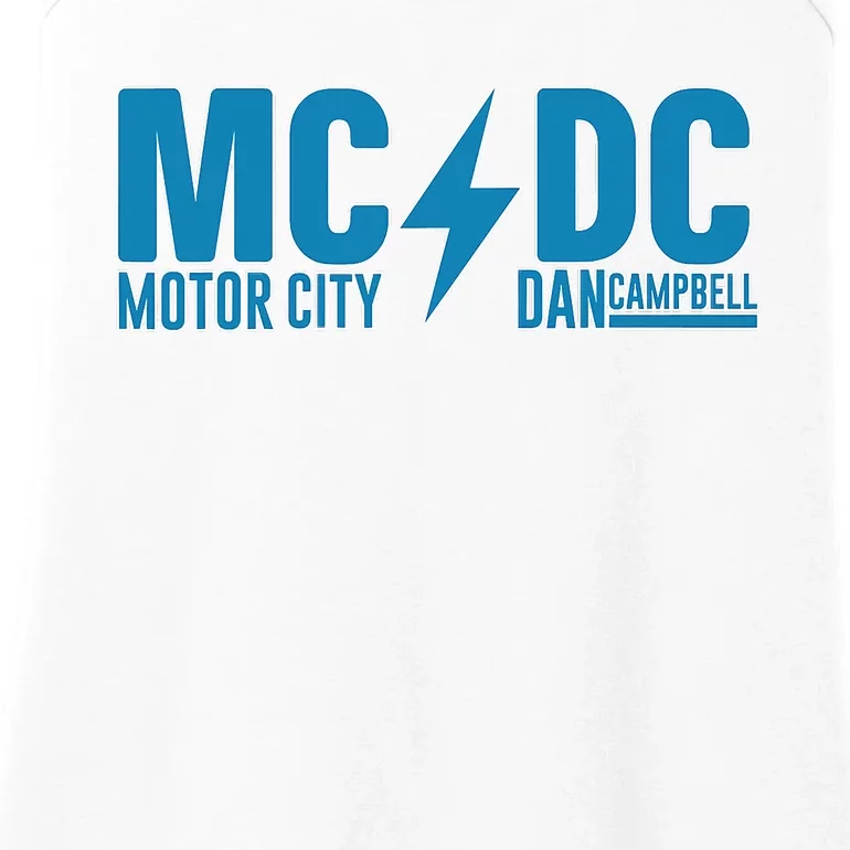 MCDC Motor City Dan Campbell Funny Football Ladies Essential Tank