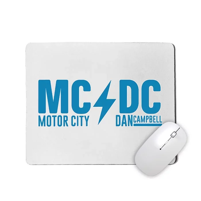 MCDC Motor City Dan Campbell Funny Football Mousepad