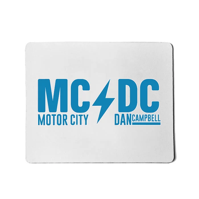 MCDC Motor City Dan Campbell Funny Football Mousepad