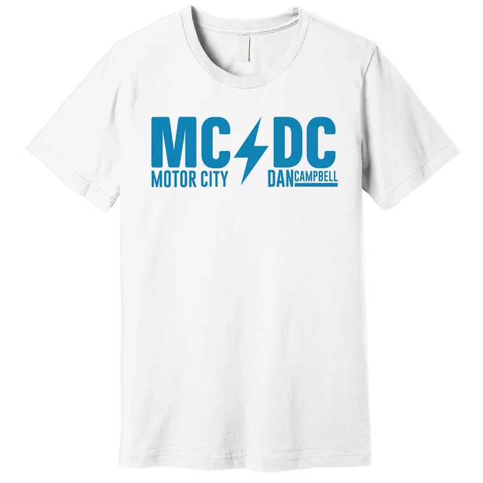 MCDC Motor City Dan Campbell Funny Football Premium T-Shirt